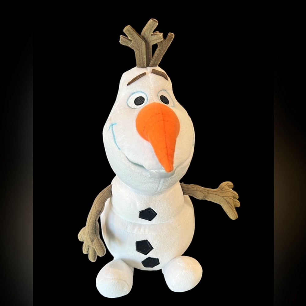 Disney Olaf Frozen 12" plush snowman stuffed toy Authentic Theme Park Souvenir